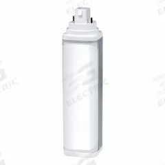 GE LAMPS Ballast Bypass LED: Type B, 4-Pin (G24q/GX24q), PL Horizontal, LED, 2700K/3000K/3500K/4000K (MPN LED18BG24-H/8SC/120-347). Key specifications — Brand: GE LAMPS; Bulb Designation: LED18BG24-H/8SC/120-347; Dimmable: No; Color Temperature: 3500K.
