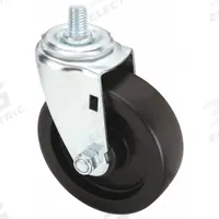 APPROVED VENDOR Stem Caster: Swivel, 4 in Wheel Dia., 1 1/4 in Wheel Wd, Polyolefin, 3/4 in Stem Lg (MPN 32J882). Key specifications — Brand: APPROVED VENDOR; Thread Size: 1/2"-13; Roll Up: Swivel.