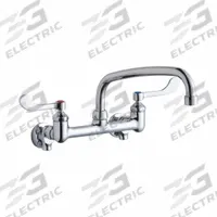 ELKAY Handle-Operated Faucet: Elkay®, Brass, Centerset, Wall, 2 Mounting Holes, 1.5 gpm Flow Rate (MPN LK940AT10T4S). Key specifications — Series: Elkay®; Brand: ELKAY.