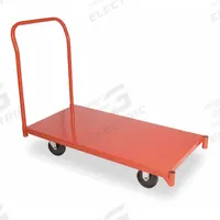 APPROVED VENDOR Platform Truck: 2,500 lb, 60 in L x 30 in W x 11 1/4 in H Deck, Solid, 13 ga Deck (MPN 3BE80). Key specifications — Side Panel Type: No Side Panels; Brand: APPROVED VENDOR; Color: Red; Caster/Wheel Configuration: (2) Rigid.