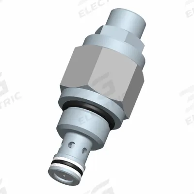 BUCHER HYDRAULICS Cartridge Valve: Screw-In, Screwdriver Adjustment, C08-20 Valve Cavity Size - Flow Control Cartridge Valves