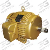 BALDOR General Purpose Motor: Rigid Base Mount, Totally Enclosed Fan Cooled, 10 hp, 230/460V AC (MPN EM3771T). Key specifications — Brand: BALDOR; Nameplate Voltage @ 60 Hz: 230/460V AC; Full Load Current @ 60 Hz: 23.6/11.8 A; Nameplate RPM @ 60 Hz: 3,490 RPM; Motor Enclosure: TEFC.