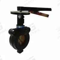 MILWAUKEE VALVE Butterfly Valve: 3 in Pipe Size, Concentric, 200 psi Max. Pressure (CWP), Wafer, 10 (MPN MW222B 3). Key specifications — Brand: MILWAUKEE VALVE; Handle Type: Lever; Disc Material: Ductile Iron.