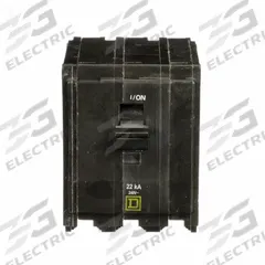SQUARE D Miniature Circuit Breaker: 25 A, 120/240V AC, Three Phase, 22kA at 120/240V AC, 3 Poles (MPN QO325VH). Key specifications — Phase: Three; Amps: 25 A; AC Voltage Rating: 120/240V AC; Max. AIR Rating: 22kA at 120/240V AC; For Use With: QO Load Centers and NQ Panelboards; Brand: SQUARE D.