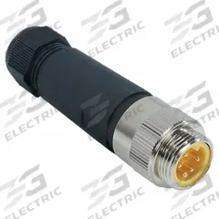 IFM 7/8 in Circular Connector: A Coded, 7/8 in Male Thread with Straight Connection, 5 Pin Contacts (MPN L34120). Key specifications — Coding: A; Connection Type: Cable Connection With Screw Terminals; IP Rating: IP67; Brand: IFM.