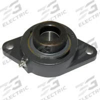 TIMKEN 2 Bolt Flange Bearing: Radial Ball, 1 11/16 in Bore, Cast Iron, Eccentric Collar, Rhombus (MPN VCJT 1-11/16). Key specifications — Bore Type: Cylindrical; Brand: TIMKEN; Lubricant Material: NLGI #2 Equivalent; Mounting Bolt Size: 1/2 in; System of Measurement: Inch.