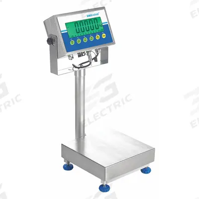 ADAM EQUIPMENT Food Scale: 9 3/4 in Weighing Surface Dp, 9 3/4 in Weighing Surface Wd - Food Scales