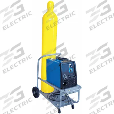 SAFTCART Running Gear with Cylinder Rack: For 9 in Max Cylinder Dia, Caster - Universal Welder & Cylinder Rack Carts