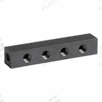 ENERPAC Manifold: 10,000 psi Max Pressure, Steel, 1.25 in Overall Ht, 7 in Overall Lg (MPN A64). Key specifications — Body Material: Steel; Brand: ENERPAC; Port Connection Type: NPT; Port Connection Size: 3/8"-18.
