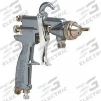 BINKS Conventional Spray Gun: Conventional, 10 in, 1/4 in Air Inlet Size, Adhesives/Epoxies, NPS (MPN 2101-4308-2). Key specifications — Brand: BINKS; Air Consumption: 14.2 cfm @ 30 psi; Air Inlet Type: NPS; Compatible Fluid Type: Epoxies; Material: Aluminum.
