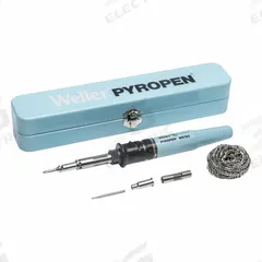 WELLER Soldering Iron Kit: Pyropen, Soldering Iron with Refill Canister (MPN WSTA3). Key specifications — Run Time: 180 min; Ignition Type: Manual-Ignition; Manufacturer Part Number: WSTA3; Brand: WELLER.