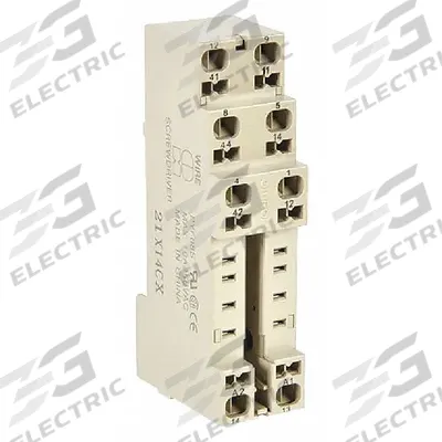 OMRON Relay Socket: 10 A Rating, DIN-Rail Socket Mounting, 8 Pins, K Socket - DIN-Rail Mounted Sockets