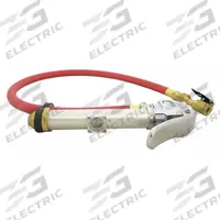 HALTEC Tire Inflator Gauge: Single-Tire Inflator Gauges, Sight Glass, 2 psi Pressure Increments (MPN I-440-6). Key specifications — Material: Metal; Thread Size: 1/4 in; Brand: HALTEC.