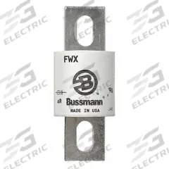 Semiconductor Fuse: FWX Series, Fast-Acting, 175 A, 250 V AC, 250 V DC DC Volt Rating (MPN FWX-175A). Key specifications — Series: FWX; Brand: BUSSMANN; Voltage Type: AC/DC.