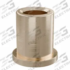 Flanged Sleeve Bearing: Bronze, SAE 841, 1/2 in Bore, 3/4 in OD, 1 in Lg, -35°F to 300°F, 5 PK (MPN FF707-03B). Key specifications — System of Measurement: Inch; Material Grade: SAE 841; Flange Type: Flanged; Brand: OILITE.