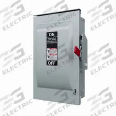 SIEMENS GF323NRA: Fusible, 100 A, Single or Three Phase, 240V AC, Galvanized Steel, Outdoor. Key specifications — Brand: SIEMENS.