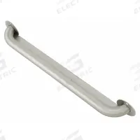 BRADLEY Wall Grab Bar: Stainless Steel, Satin, 1,000 lb Wt Capacity, 1 1/2 in Base Dia, 1 (MPN SA70-001180). Key specifications — Material: Stainless Steel; Bar Style: Straight.