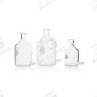 KIMBLE Reservoir Bottle: 250 mL, 132 mm, Colorless, Narrow Mouth Size, 6 Numbers of Bottles Included (MPN KC14607-250). Key specifications — Mouth Size: Narrow; Brand: KIMBLE; Body Color: Colorless.