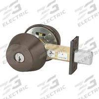 ASSA ABLOY ACCENTRA Deadbolt Lock: Cylindrical, SFIC, 1 3/8 in Door Thick - Max, Bronze (MPN D112 613E SCH C). Key specifications — ADA Compliant: Yes; Brand: ASSA ABLOY ACCENTRA; Cylinder Core Type: Small Format Interchangeable Core Cylinder; Finish: Dark Oxidized Satin Bronze, Oil Rubbed; Keyway Type: Schlage; Includes Core: Core Included; Ligature Resistance: Not Ligature-Resistant.