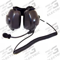 MOTOROLA Headset: Behind-the-Neck Earmuff, 24 dB NRR, Intrinsically Safe, Listen/Talk, Black (MPN PMLN6763A). Key specifications — Cup Color: Black; Intrinsically Safe: Yes; Connection Type: Wired for XPR3000, XPR3000e, DP3000e Series; Compatible with Series: XPR; Two-Way Radio Communication Type - MERCH: Listen and Talk; Includes: Boom Mic; Brand: MOTOROLA; Foldable: No.