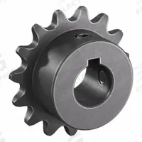 TSUBAKI Single Strand Sprocket: 35, For 3/8 in Chain Pitch, 5/8 in Bore Dia, 15 Teeth, Steel (MPN 35B15F-5/8). Key specifications — Brand: TSUBAKI.