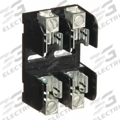 MERSEN Fuse Block: Open Block Design, 2 Pole, 250 V AC, Box Lug, Non-Indicating (MPN 20307). Key specifications — attr233046: MERSEN.