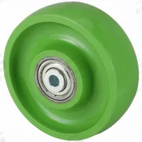 APPROVED VENDOR Caster Wheel: 6 in Wheel Dia., 2 in Wheel Wd, Polyurethane, 900 lb Load Rating, Std (MPN P-U-060X020/050K). Key specifications — Brand: APPROVED VENDOR; Wheel/Tread Color: Green.
