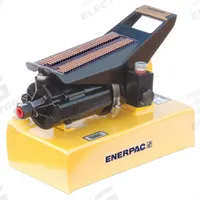 ENERPAC Air Hydraulic Pump: 10,000 psi Max. Op Pressure, 80 cu in Reservoir Capacity, Foot/Hand (MPN PA1150). Key specifications — attr944931: Hold; attr995446: Hand.