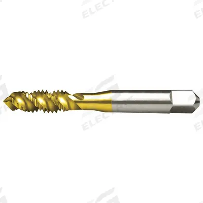 CLEVELAND Spiral Flute Tap: #8-32 UNC, H3 / 2B, 3 Flute, Plug Chamfer - General Purpose Spiral-Flute Taps