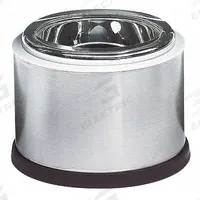 COLE-PARMER Cryogenic Dewar: 1.9 L Capacity, 7 3/8 in Overall Dia, 5 1/2 in Overall Ht, Glass/Steel (MPN 377105). Key specifications — Brand: COLE-PARMER; Material: Glass; Includes: Rubber Cushioned Base.