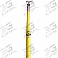 HDE Utility Hot Stick: Extendable/Telescoping, 66 in to 30 ft, Fiberglass (MPN HV-230). Key specifications — Color: Yellow; Stick Material: Fiberglass; Manufacturer Part Number: HV-230; Stick Length Type: Extendable/Telescoping; Brand: HDE; CAT Safety Rating: Not Rated.