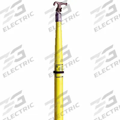 HDE Utility Hot Stick: Extendable/Telescoping, 66 in to 30 ft - High-Voltage Hot Sticks