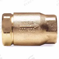 APOLLO Check Valve: Ball, Inline Valve Body, Bronze, 3/8 in Pipe Size, FNPT x FNPT, 33°F to 350°F (MPN 61LF10201). Key specifications — Ball Material: RPTFE; Brand: APOLLO.