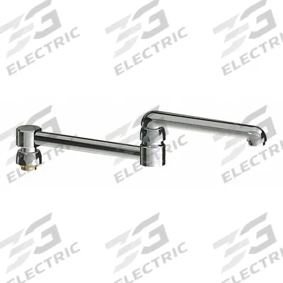 CHICAGO FAUCETS Spout: Spout, Double-Joint, Double Jointed/Swivel Spout, Brass - Double-Jointed Faucet Spouts