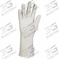 ANSELL Disposable Gloves: ISO 4, Non-Sterile, 6 mil, Nitrile, L, Grain, Fingertips, White, 1,000 PK (MPN 56884). Key specifications — Silicone-Free: Silicone-Free; Tested for Chemotherapy Drugs: Tested for Chemotherapy Drugs; Brand: ANSELL; Color: White; Size: L.