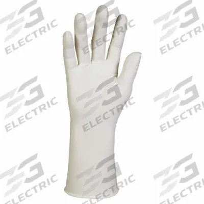 ANSELL Disposable Gloves: ISO 4, Non-Sterile, 6 mil, Nitrile, L, Grain, Fingertips - Nitrile Cleanroom Disposable Gloves
