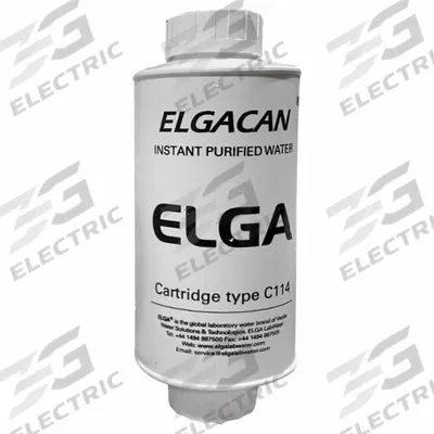 ELGA Replacement Cartridge: Ions, C114/4, Tap Water, Mixed Bed Resin - Water Purification Cartridges & Filters