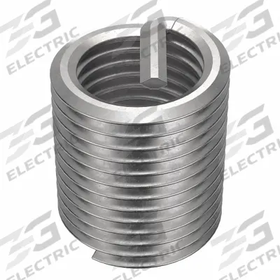 APPROVED VENDOR Helical Insert: Tanged Tang Style, Screw-Locking, 3/8"-24 Thread Size, Plain - Screw-Locking Tanged Helical Inserts