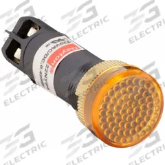 DAYTON Raised Panel Light: 12 mm Panel Mounting Hole Dia, LED, Raised Head (MPN 22NY94). Key specifications — Brand: DAYTON; Electrical Connection: M2.5 Screw.