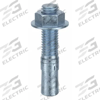 MKT FASTENING Wedge Anchor: 2 3/4 in Overall Lg, 1/2 in Dia, 1/2"-13 Thread Size, Steel - Steel Wedge Anchors