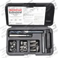 HELI-COIL Thread Repair Kit: Tanged Tang Style, Free-Running, M12-1.25 Thread Size, Stainless Steel (MPN 5405-12). Key specifications — Material Grade/Class: 18-8; Thread Direction: Right Hand; Insert Types Included: Helical Inserts; STI Tap Size: M12-1.25; Compatible Material: Metal; System of Measurement: Metric; Brand: HELI-COIL; Thread Type: Fine.