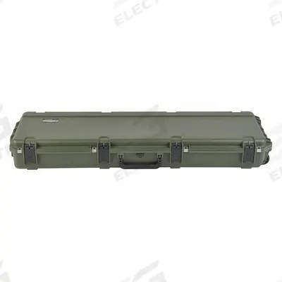SKB Protective Case: 14 1/2 in x 36 1/2 in x 6 in, Solid, Green, 2 Wheels - Standard Long Cases