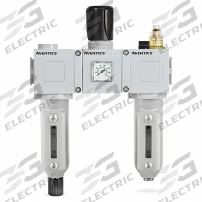 NUMATICS Filter/Regulator/Lubricator Assembly: 1/8 in NPT, 800 lpm, 10 bar Max Op Pressure - Numatics Filter, Regulator & Lubricators (FRLs)