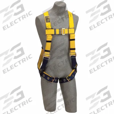 3M DBI-SALA Full Body Harness: 420 lb Wt Capacity, Vest Harness, Mating / Tongue - Vest-Style Harnesses for General Fall Arrest