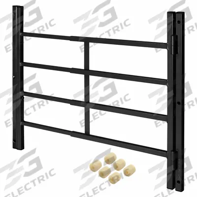 PRIME-LINE Window Security Guard: Hinged, 15 3/4 in to 22 in, 21 1/4 in Ht, 4 Bars - Hinged-Installation Window Security Bars