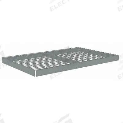 TENNSCO Shelf: 60 in x 30 in, 2,000 lb Load Capacity, Steel, 5 ga Decking, Gray - Wire Decking Shelf Kits for Boltless Shelving