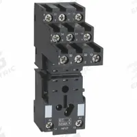 SCHNEIDER Relay Socket: 10 A Rating, DIN-Rail & Surface Socket Mounting, 11 Pins, R Socket (MPN RXZE2S111M). Key specifications — Brand: SCHNEIDER.