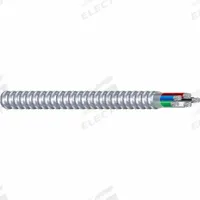 SOUTHWIRE Metallic Clad Building Cable: 3/0 AWG, 3 Conductors, Aluminum, 1,000 ft, Aluminum, Std (MPN 55876701). Key specifications — Brand: SOUTHWIRE.