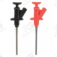 APPROVED VENDOR Test Probe: CAT III 1000V/CAT IV 600V, Test Clip, 6 3/8 in Lg, Steel, Black/Red (MPN 4WRC2). Key specifications — Color: Black/Red; Brand: APPROVED VENDOR.