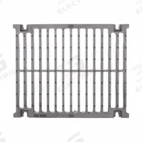 ZURN Grate: C, Rectangular, Slotted, 16 1/4 in Overall Wd, 20 in Overall Lg, 2 1/8 in Overall Ht (MPN P874-12-DGC). Key specifications — Color: Gray; Brand: ZURN; Finish: Unfinished; Grate Surface Type: Slotted.